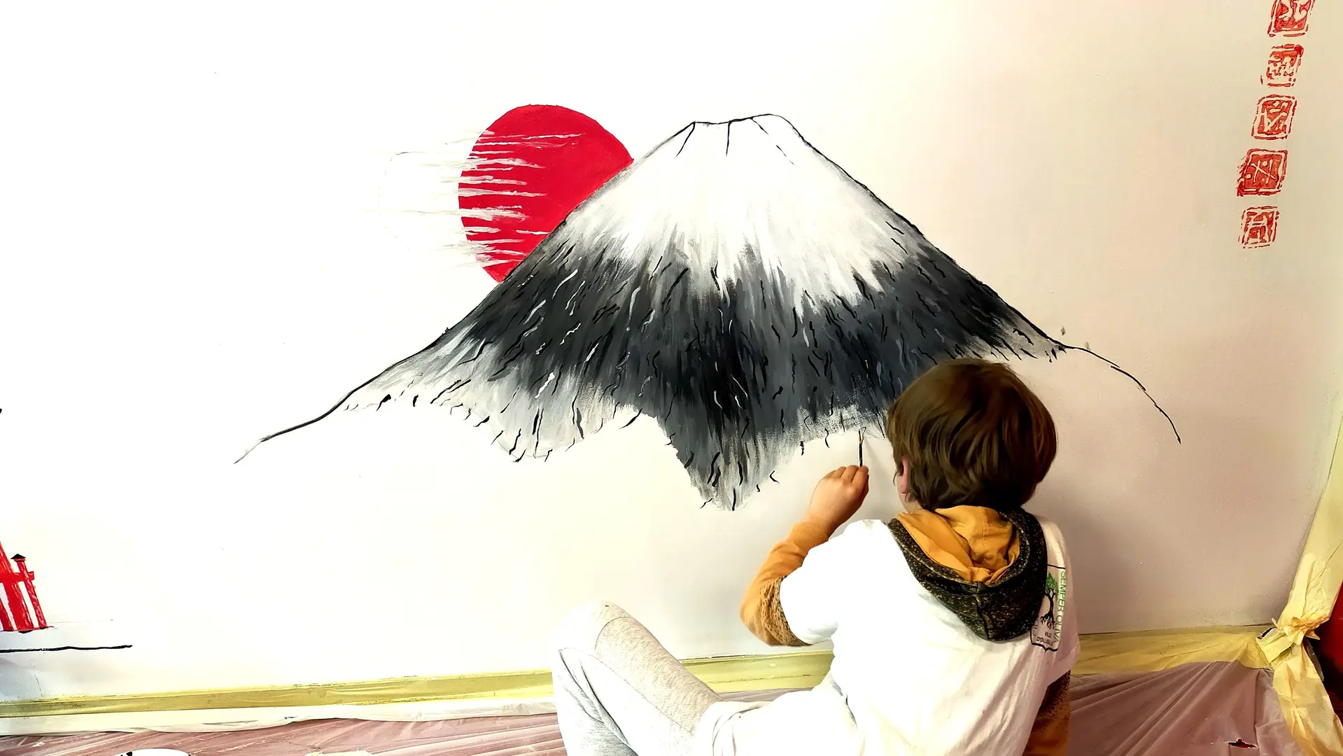 Atelier art et peinture : engagement groupe_Le Grand-Bornand