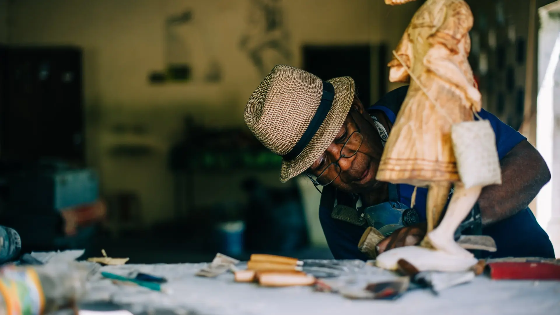 sculpture, savoir faire, Pouébo