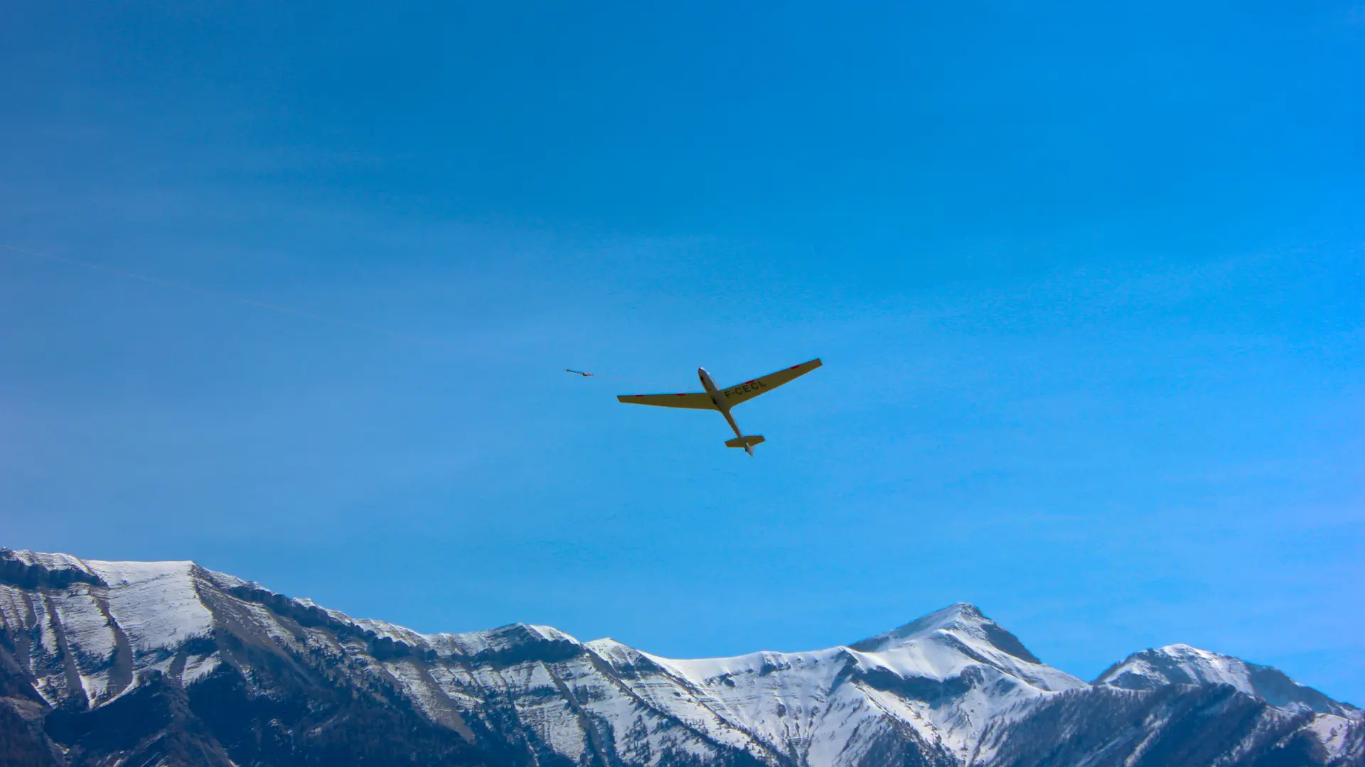 décollage au treuil