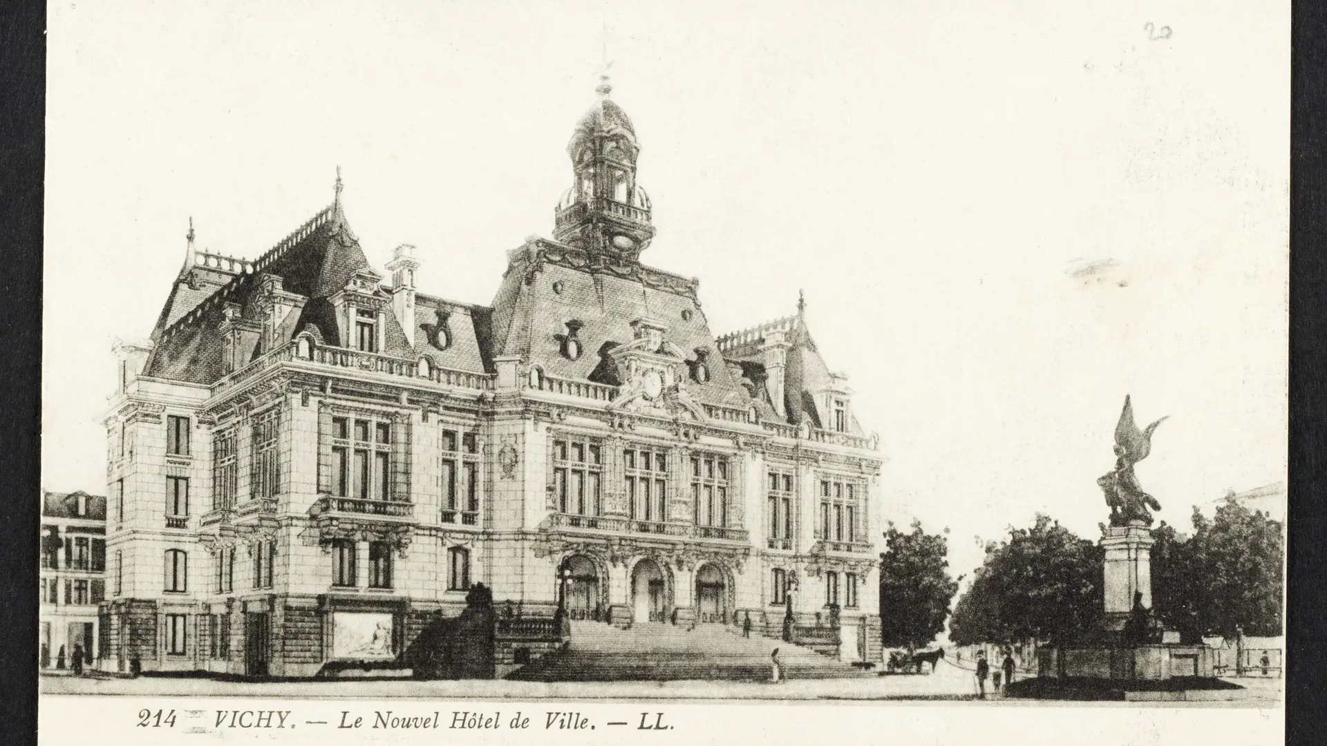 Carte postale, vers 1914