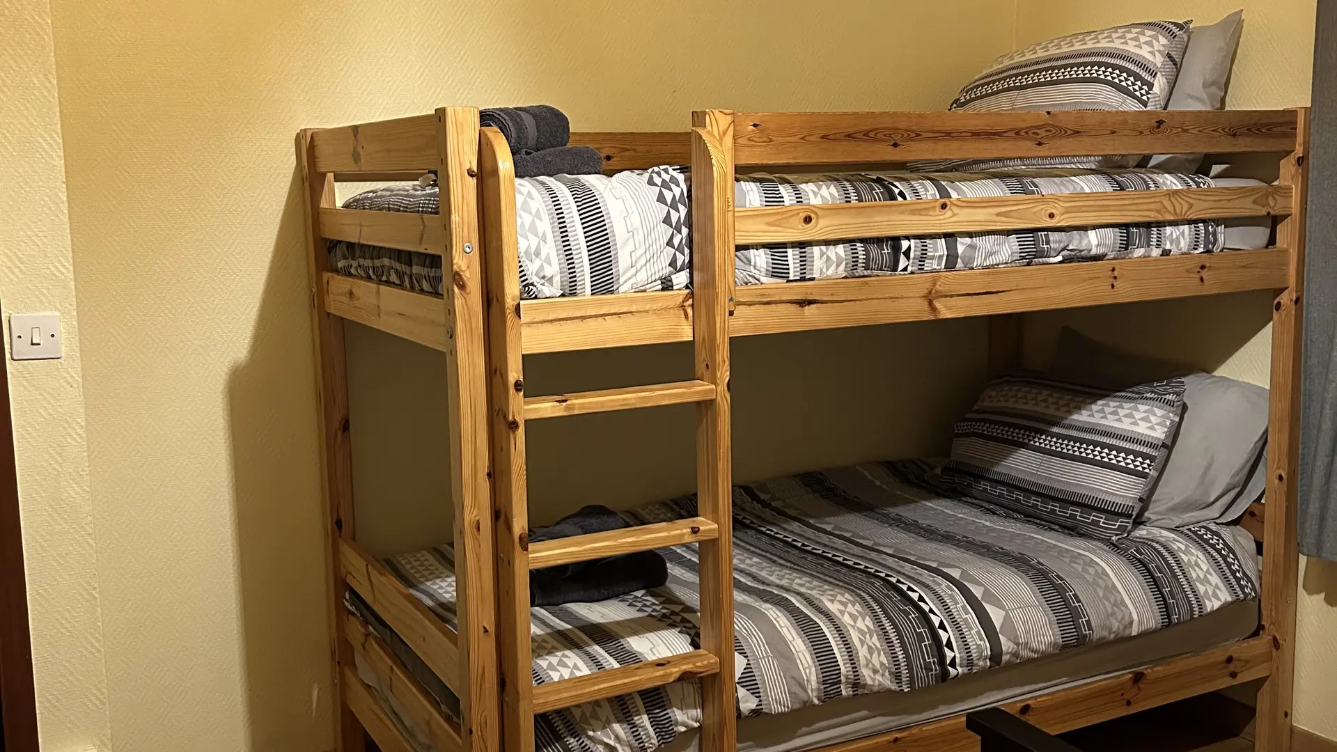 Chambre RDC lit 160x200, lit superposé