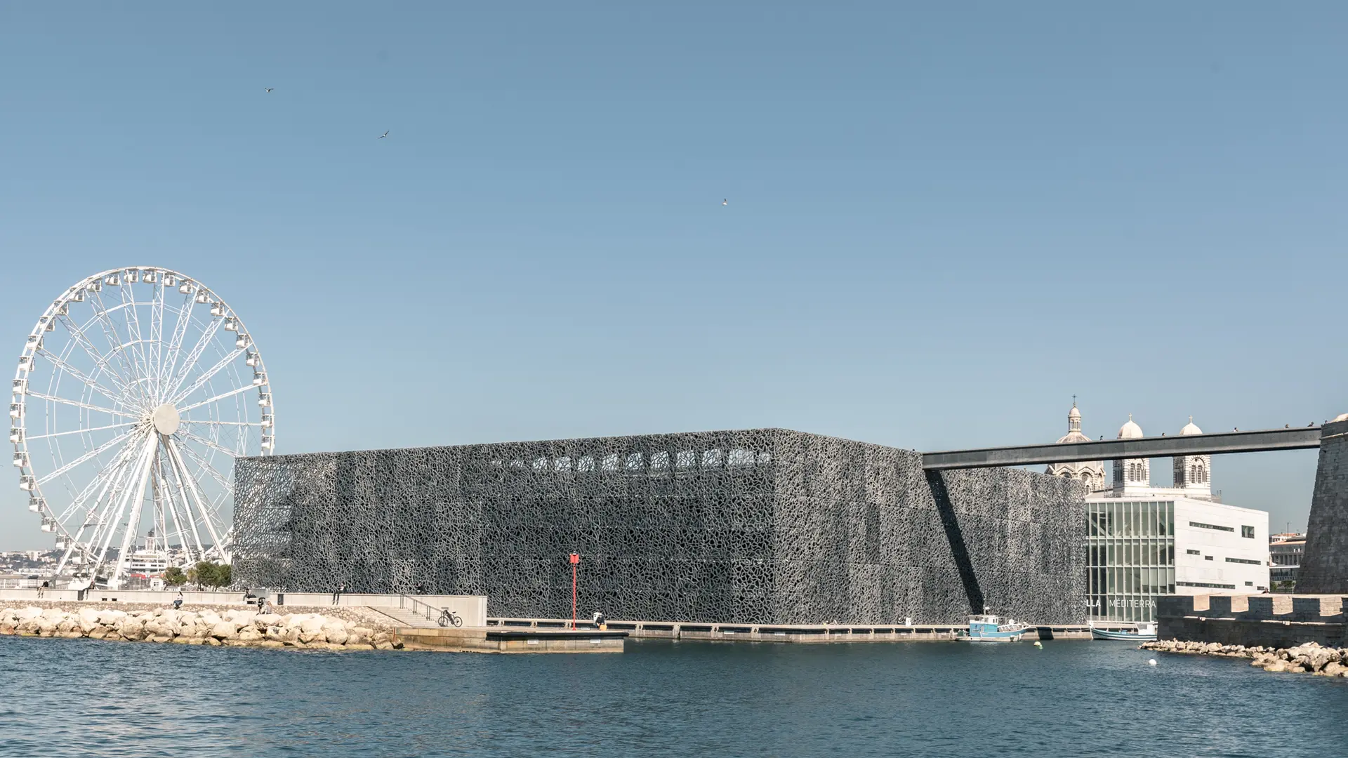 Vue extérieure du Mucem