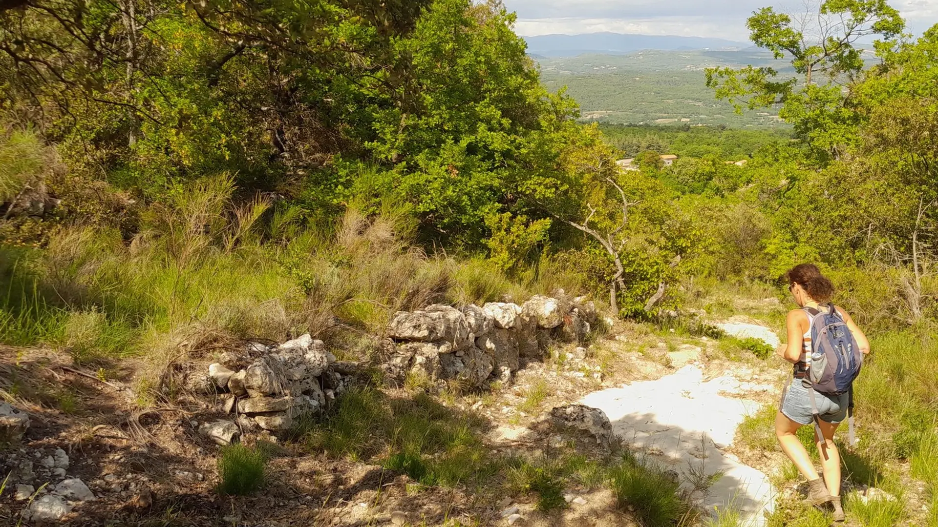 Sur le sentier de Saint-Pierre