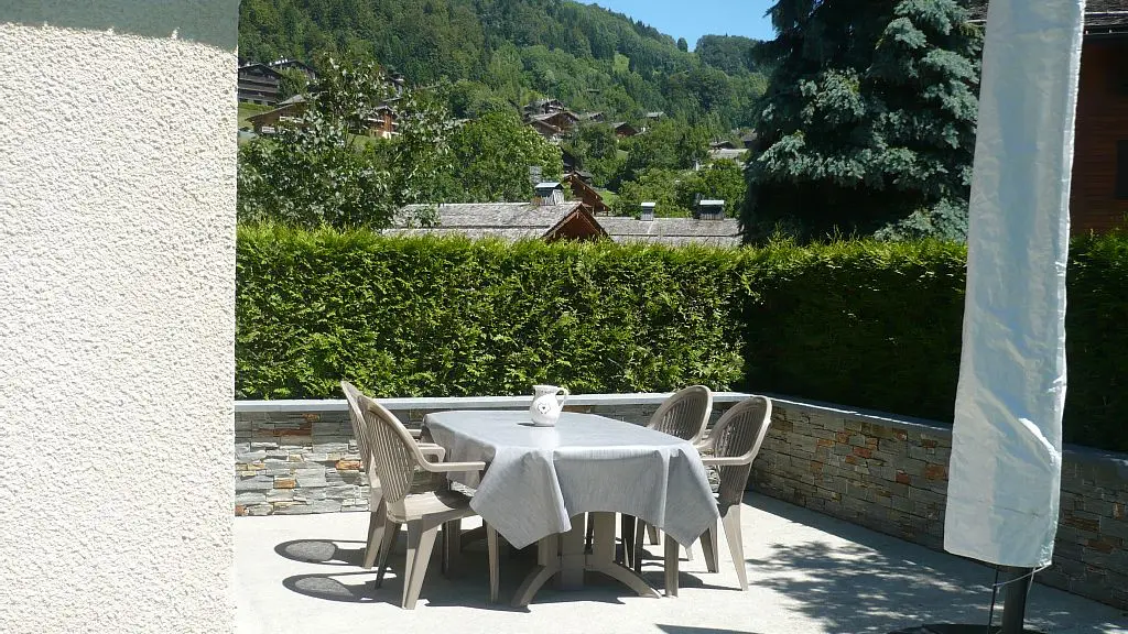 Terrasse/ Terrace -Chez Hudry Laurent - Le Grand-Bornand