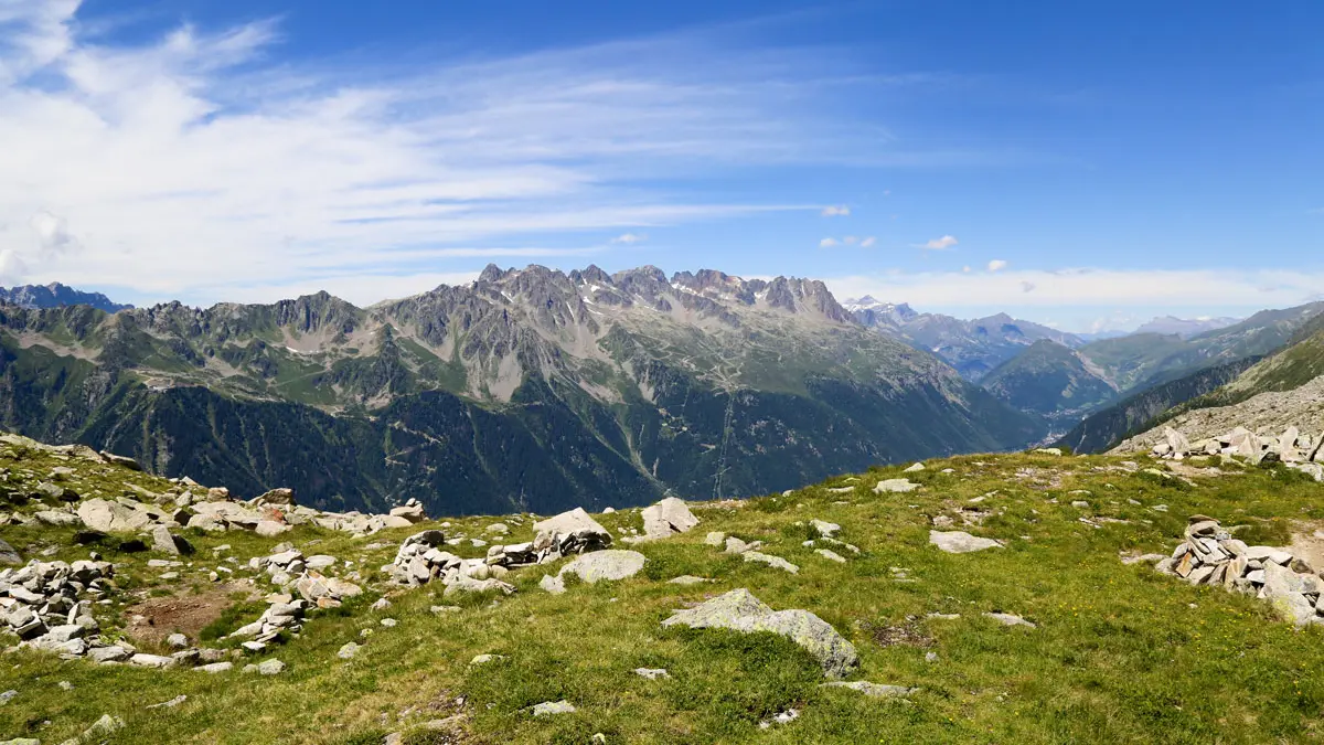 Panorama depuis le Lac Bleu