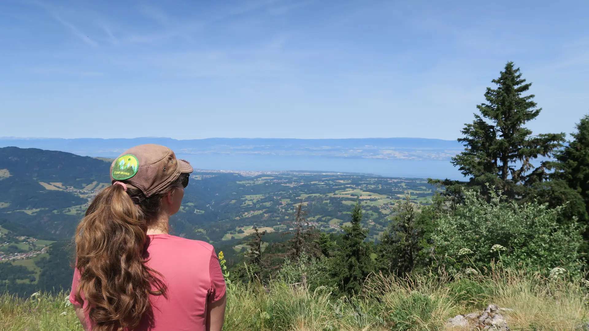 Vue Léman depuis la Pointe de Tréchauffé