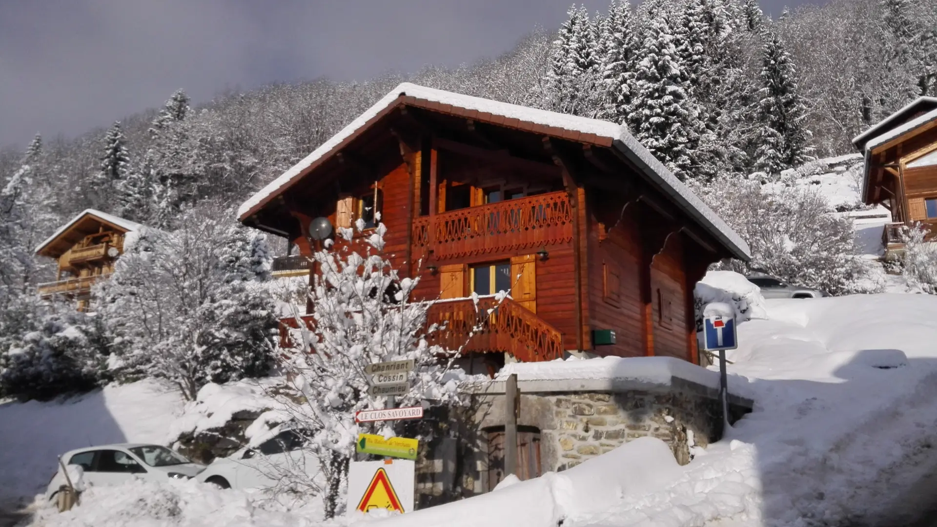 chalet La Sittelle en hiver