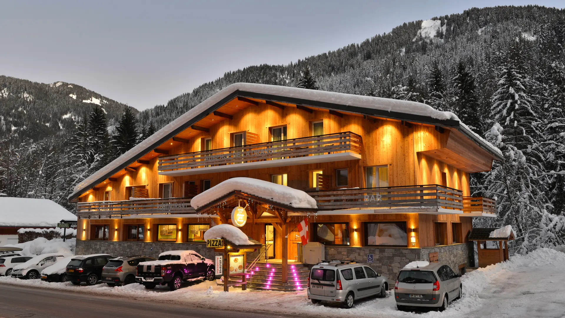Hôtel Auberge de la Dranse l'hiver