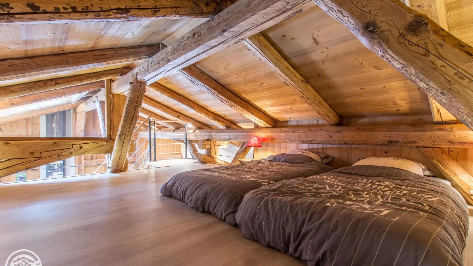 Couchages 90cm en mezzanine