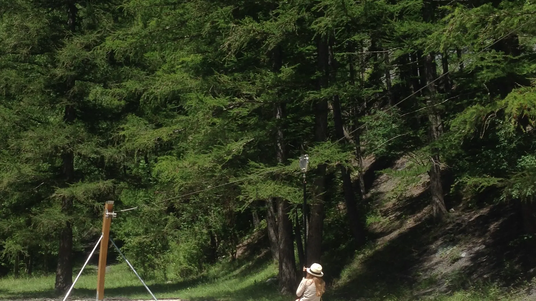 Tyrolienne - La Grave