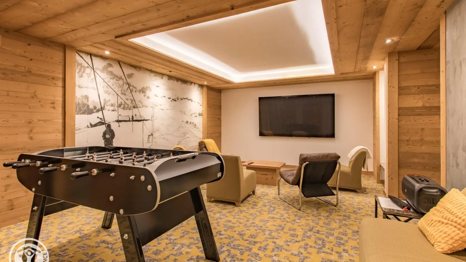 espace détente commun aux 2 logements