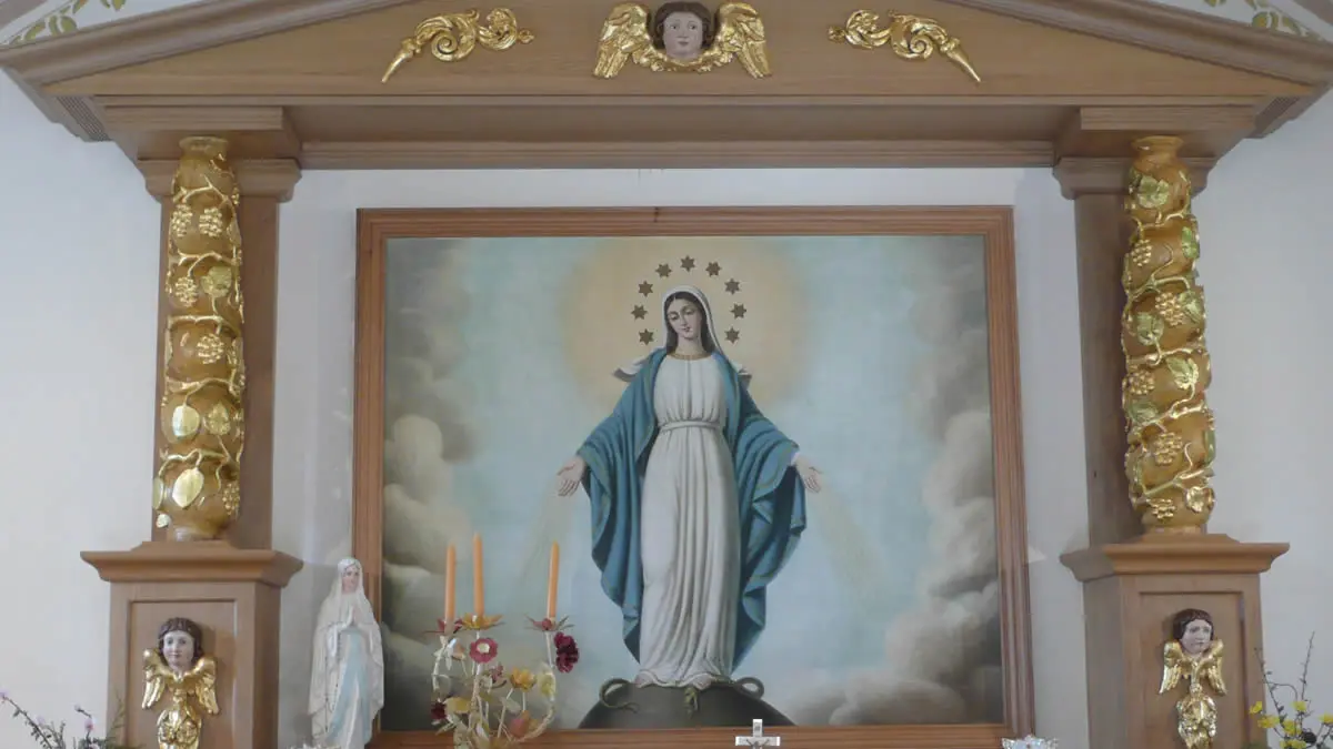Le retable de la chapelle