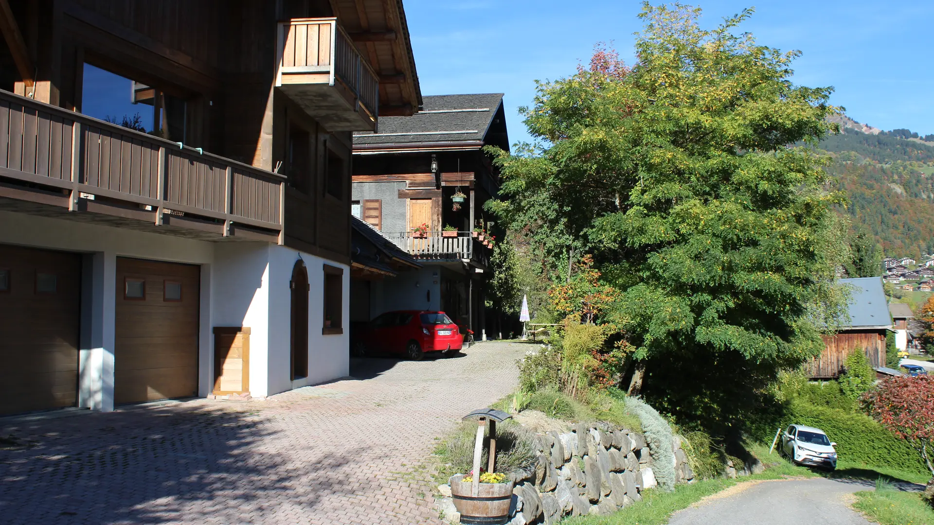 Entrée chalet été /Entrance of the chalet  - Lou R'Bat Pays (Danay) - Le Grand-Bornand
