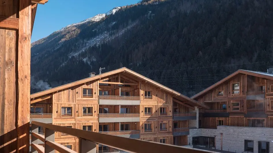 Vue depuis les appartements