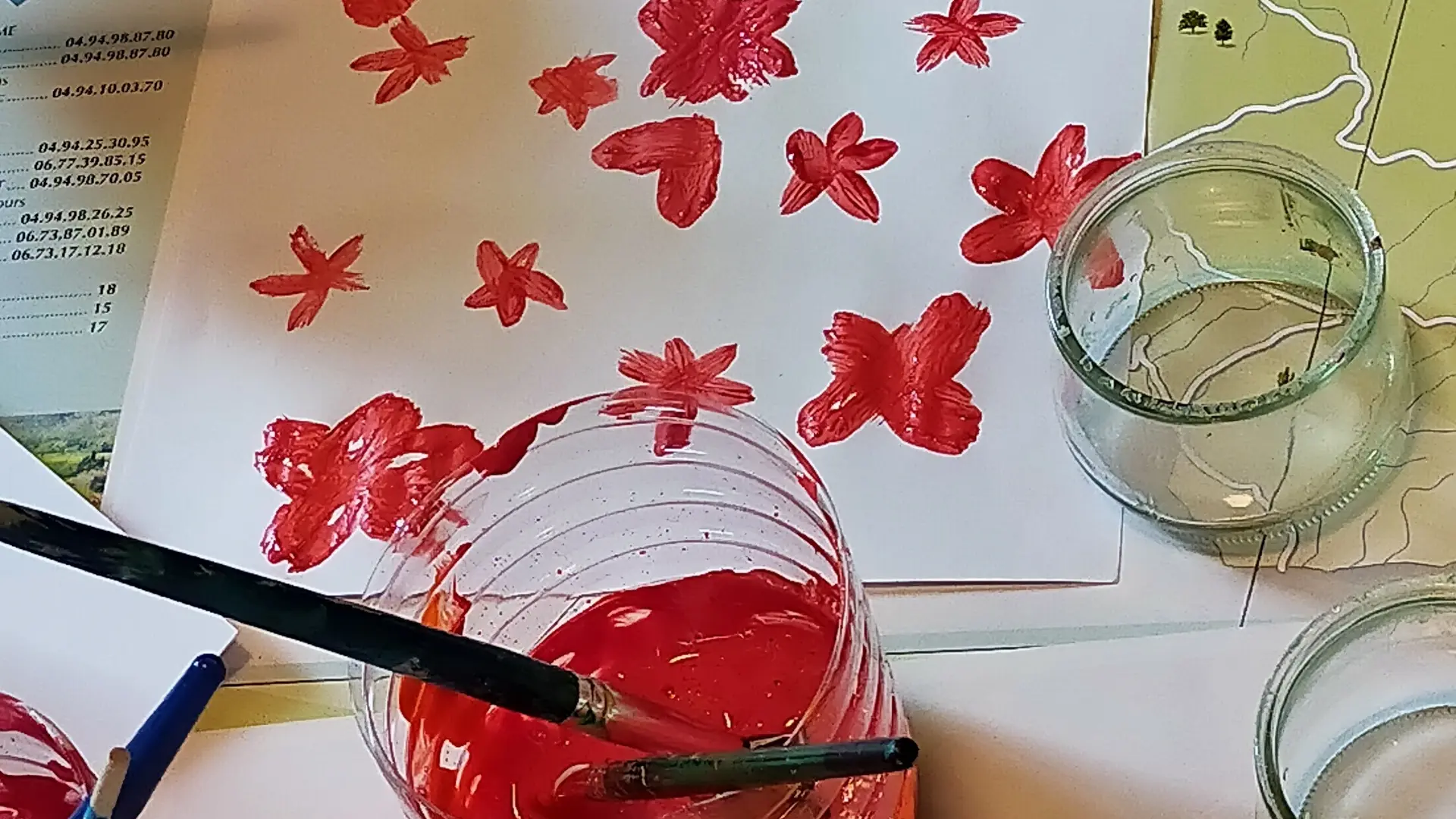 Atelier art et peinture : engagement groupe_Le Grand-Bornand