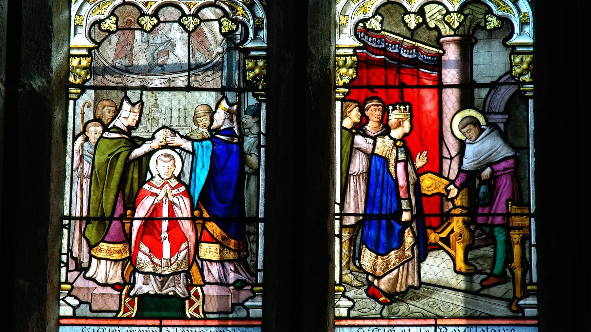 Vitraux de la Collégiale de St Bonnet le Château