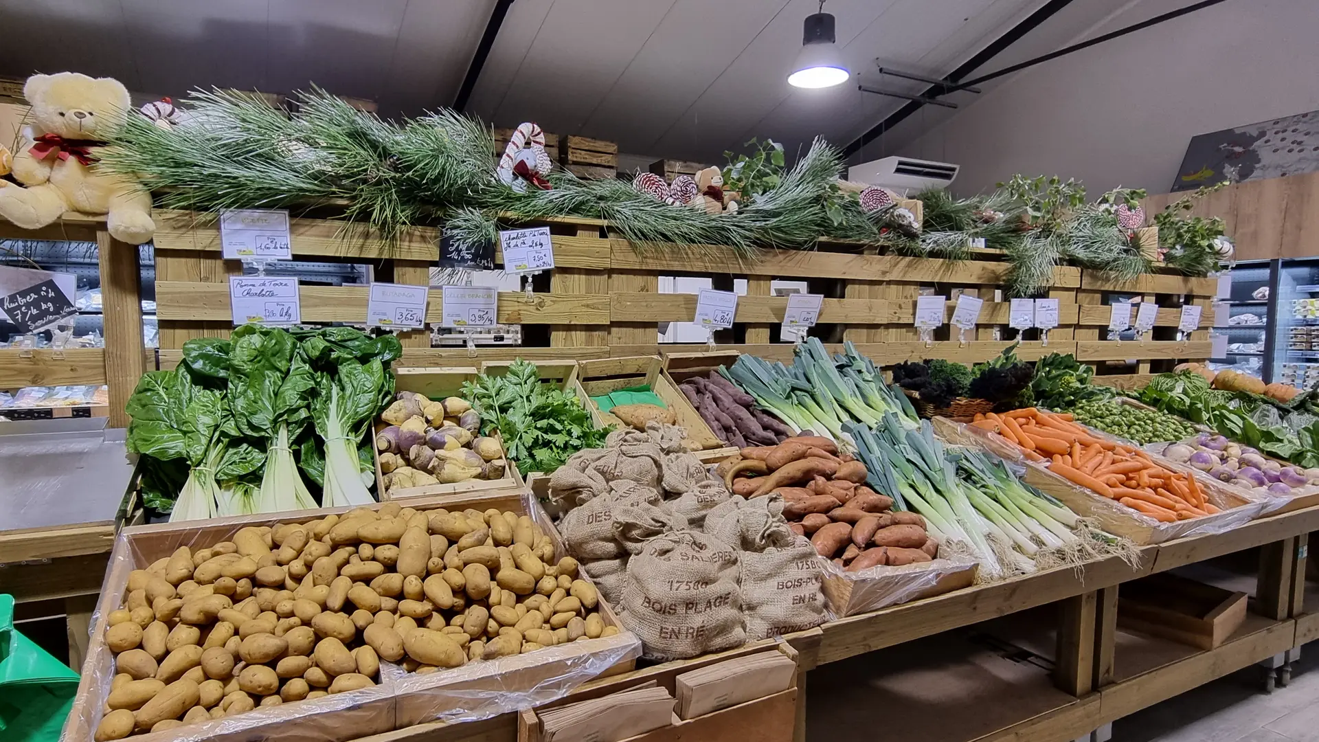 Puestos de la tienda