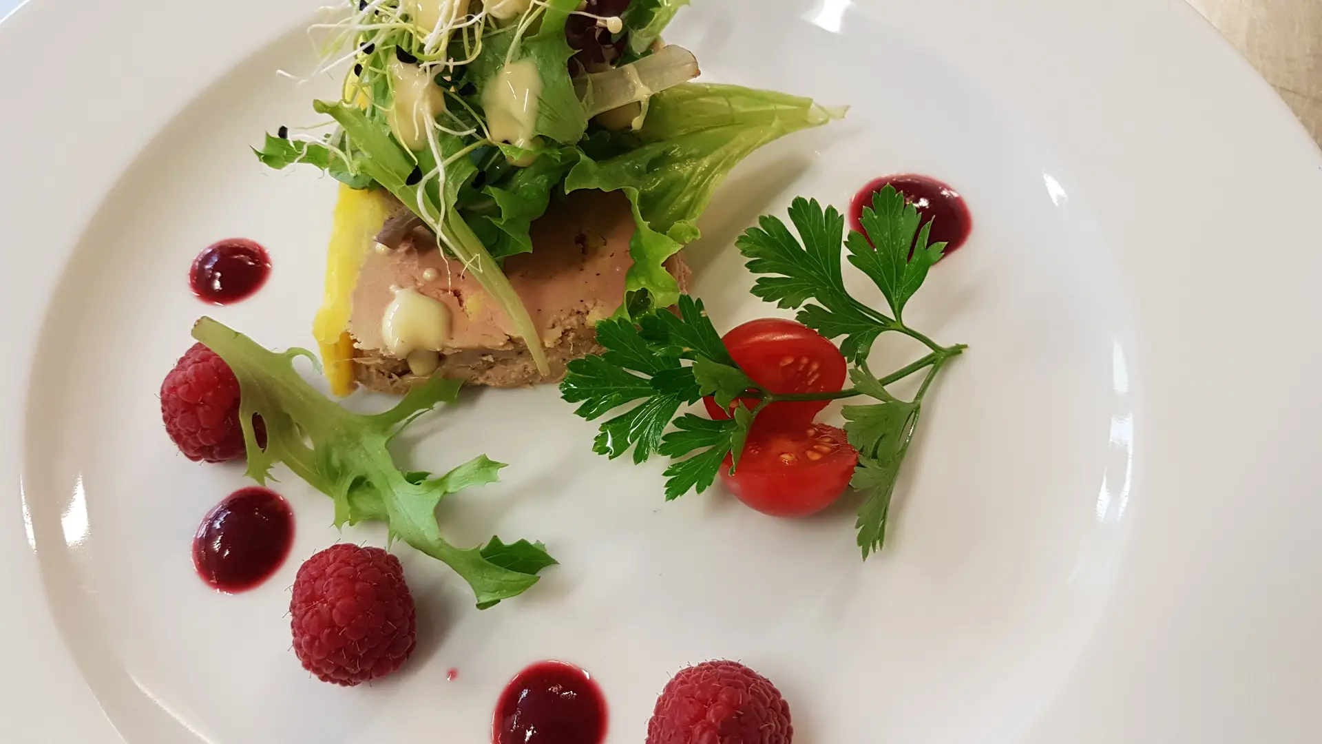 Présentation de plat