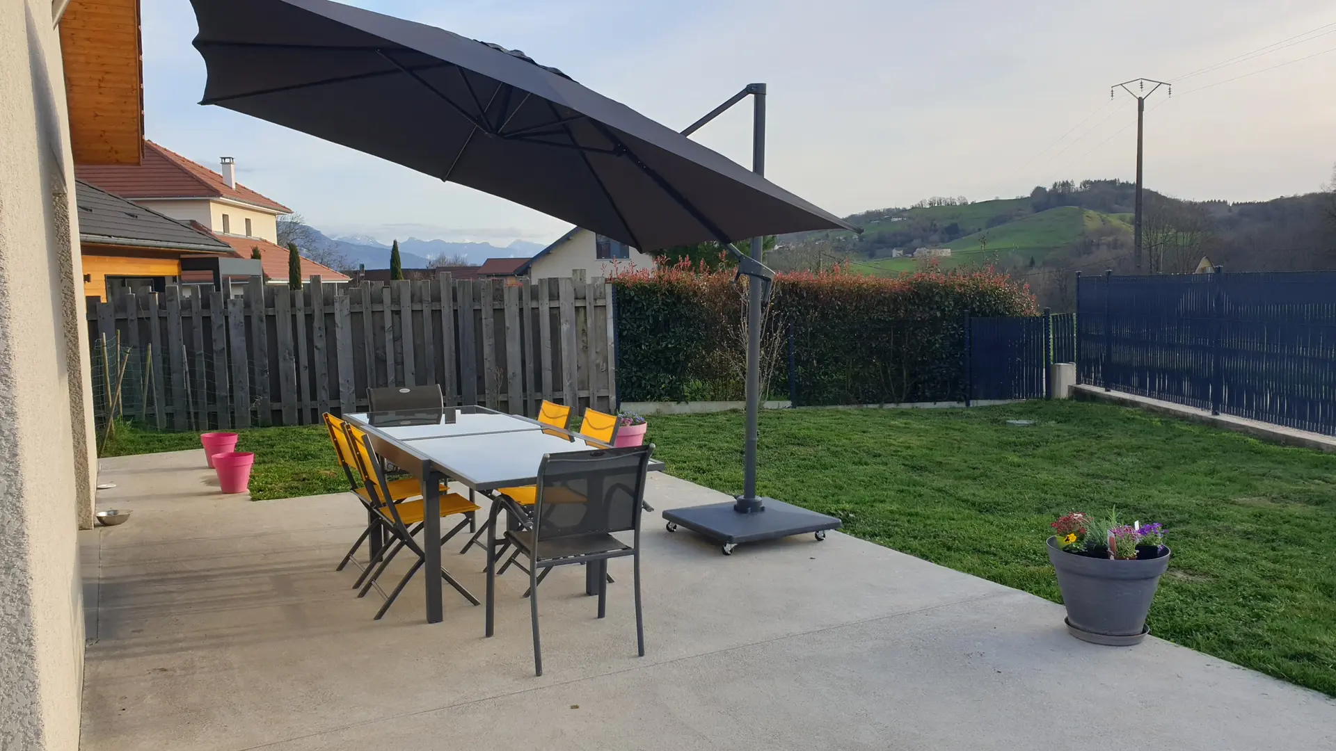 Maison de la Maconnière -Gîte Aiguebelette - Terrasse