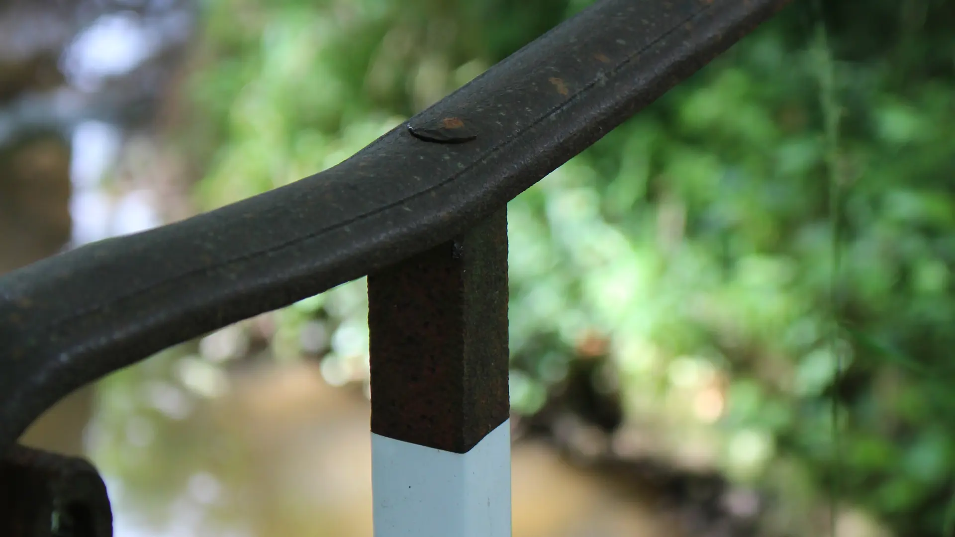 Balisage jaune et blanc