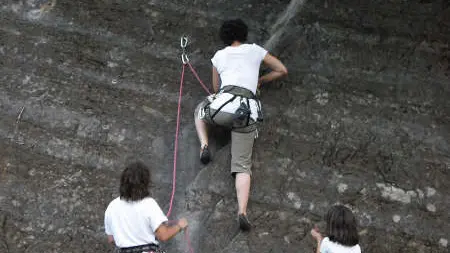 Encadrement via ferrata