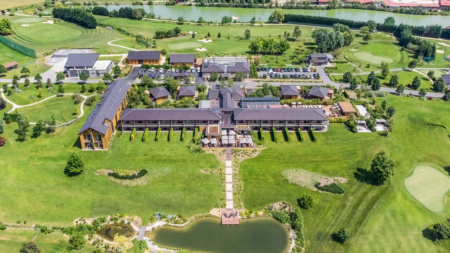 Vue parcours de golf