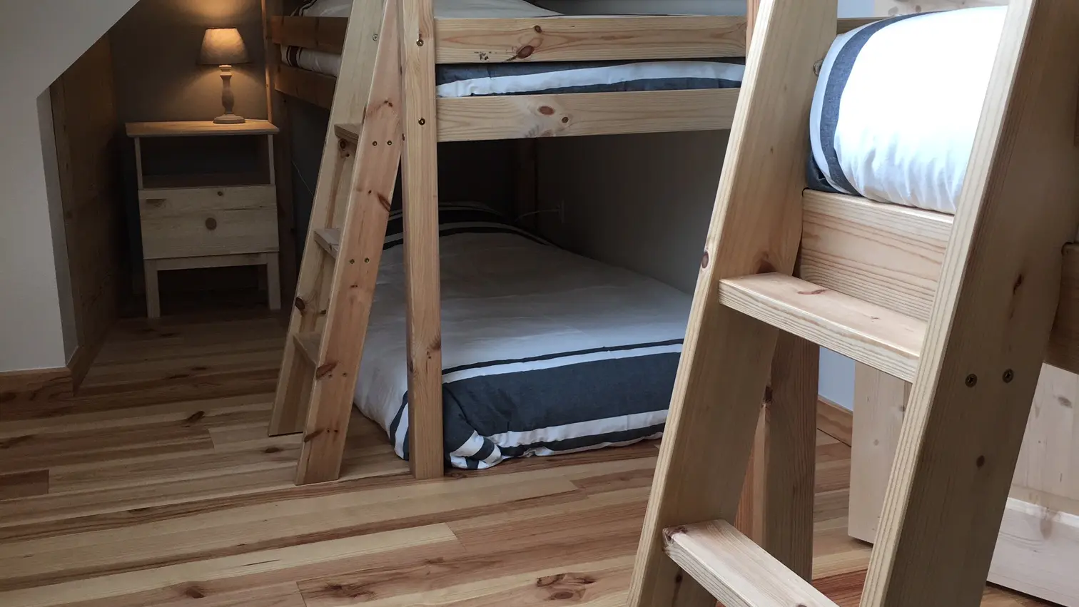 chambre aux lits doubles