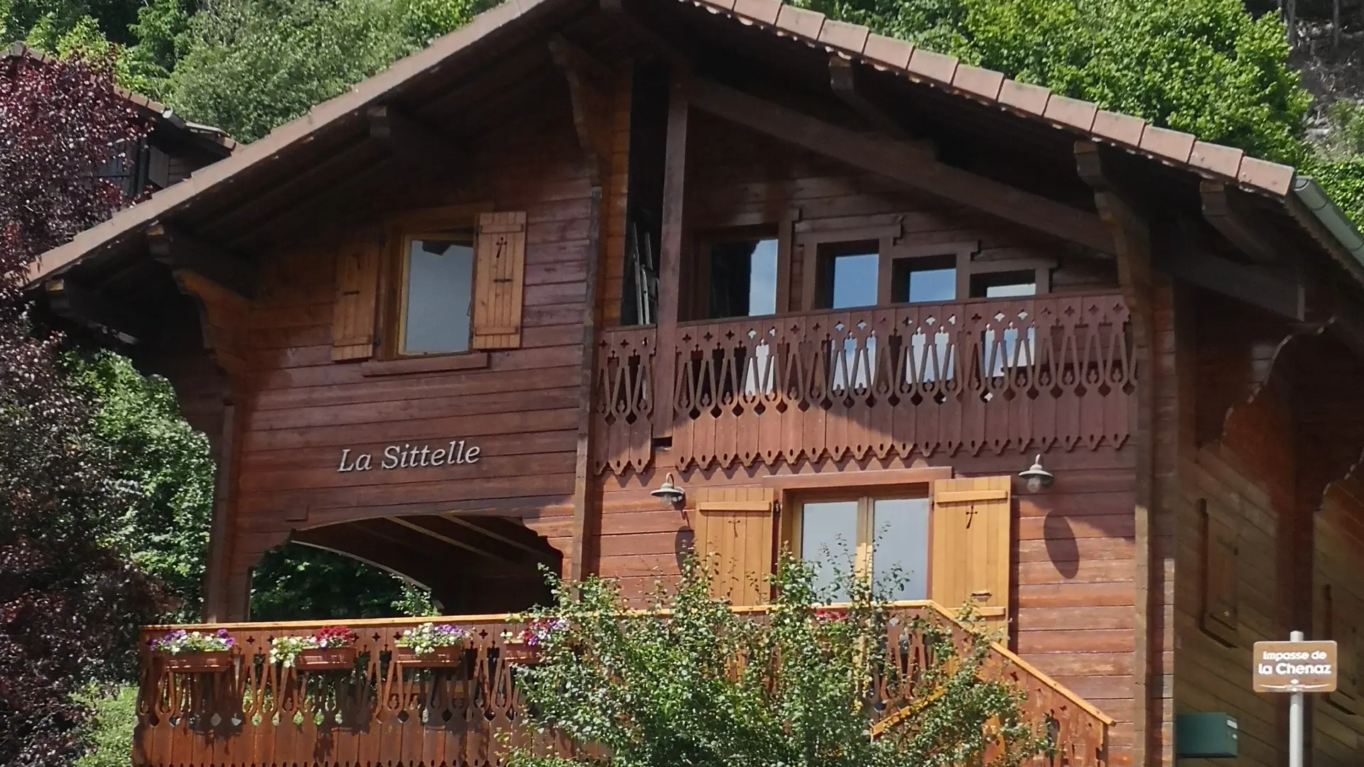 chalet La Sittelle en été