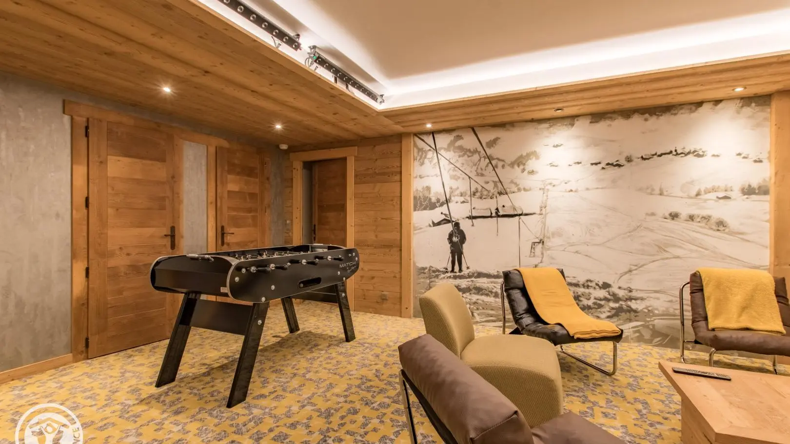 espace détente commun aux 2 logements