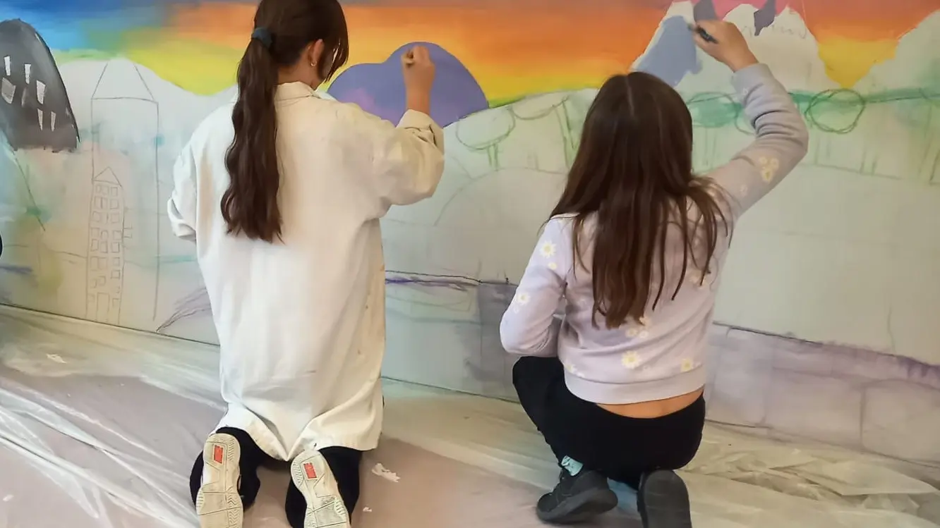 Atelier art et peinture : engagement groupe_Le Grand-Bornand