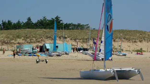 École de voile au Bois-Plage