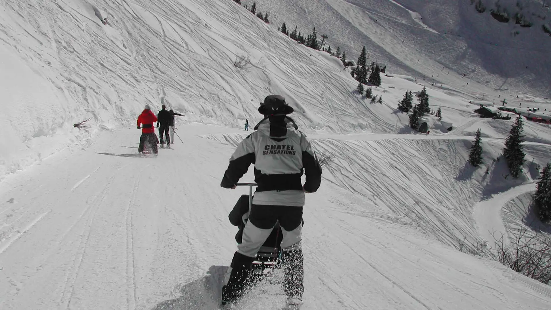 Retour sur Plaine Dranse en Taxi Ski