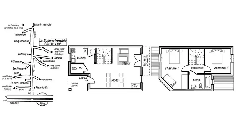 Gîte Géranium-Le plan-La Bollène-Vésubie-Gîtes de France des Alpes-Maritimes