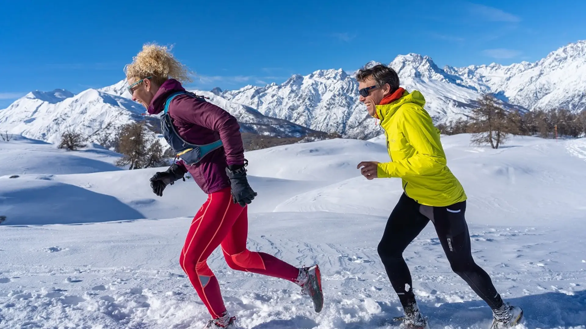 Snowtrail sur les parcours des Têtes