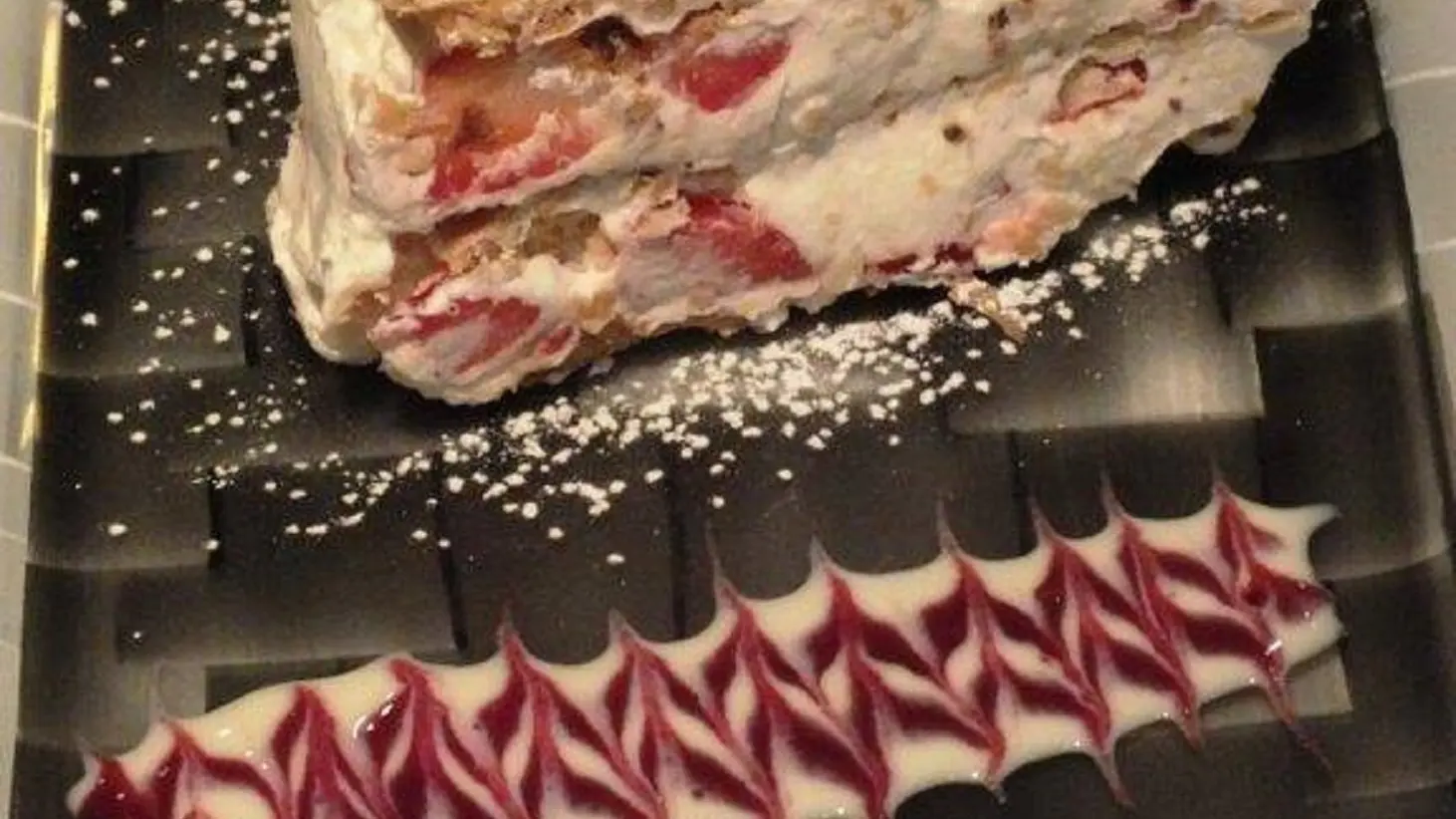 le célèbre millefeuille aux fraises