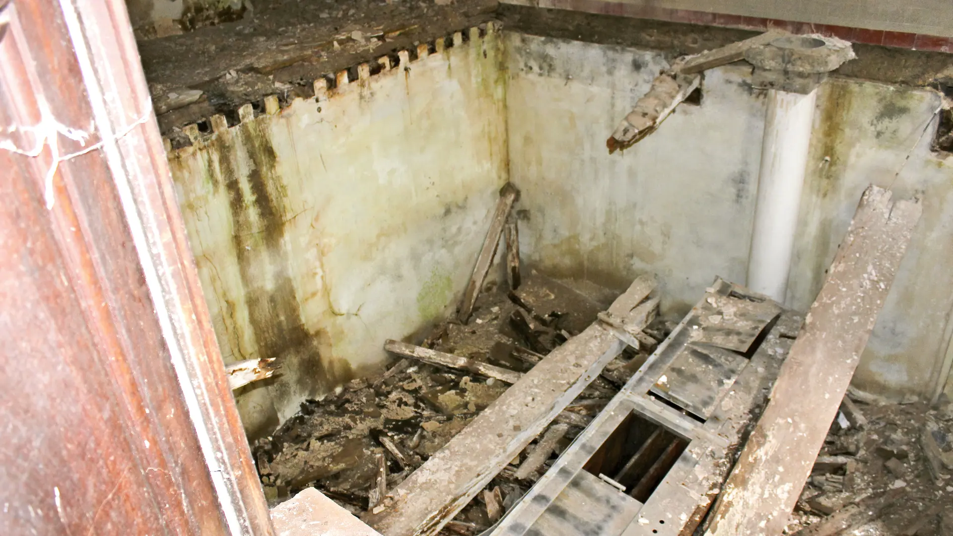 Etat du château avant restauration