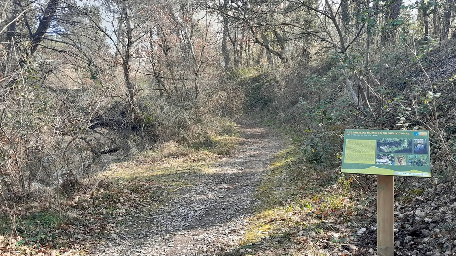 Sentier le long du Vieux canal