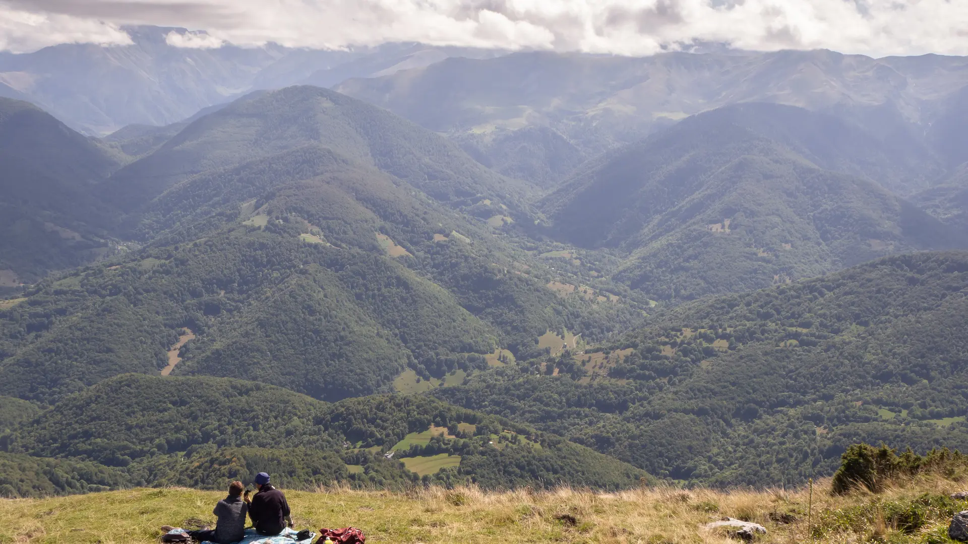 Vue sur les sommets