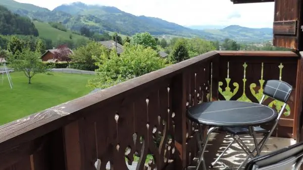 Balcon vue montagne