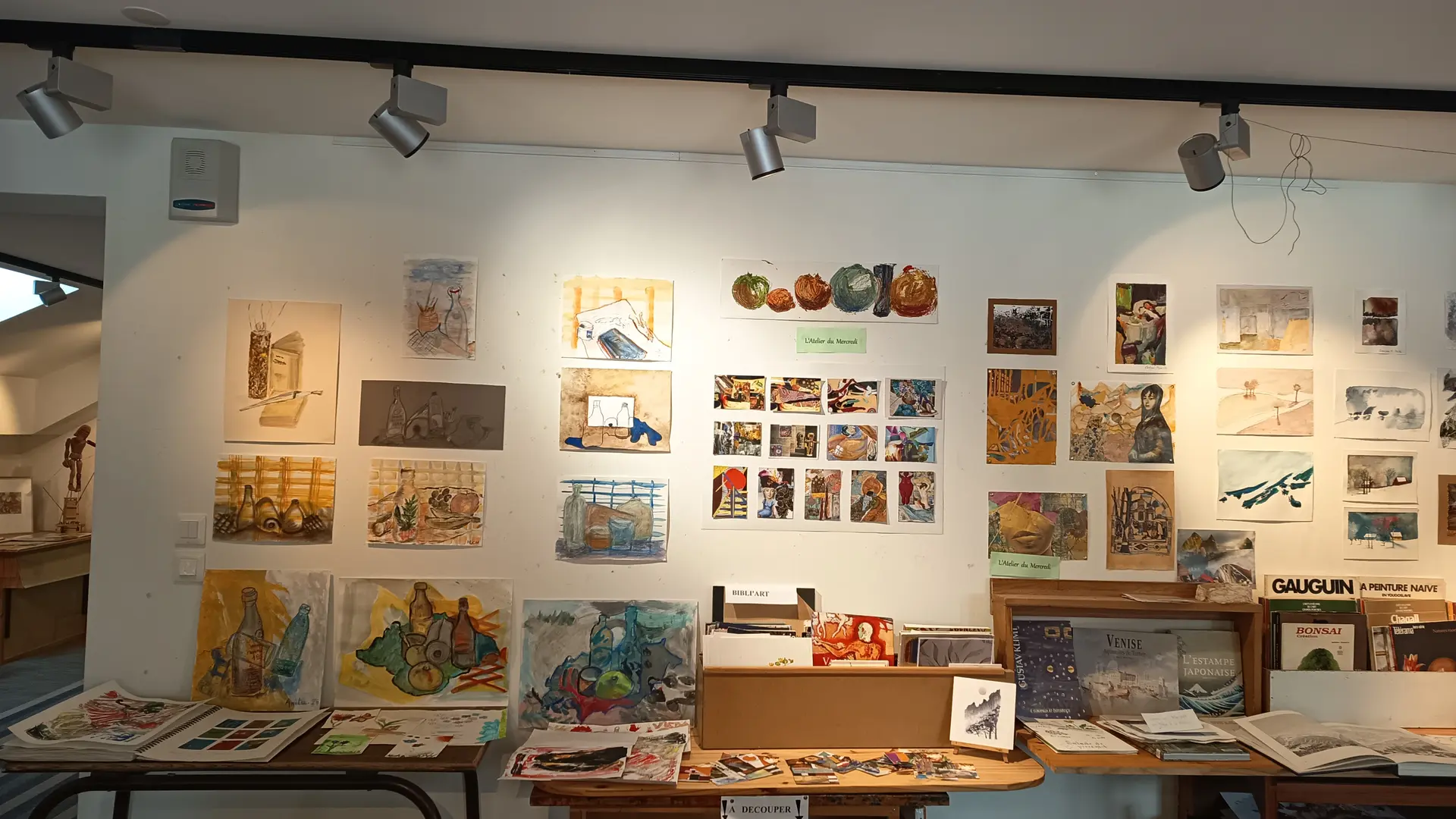 Atelier Confluences, les oeuvres des amis de Confluences