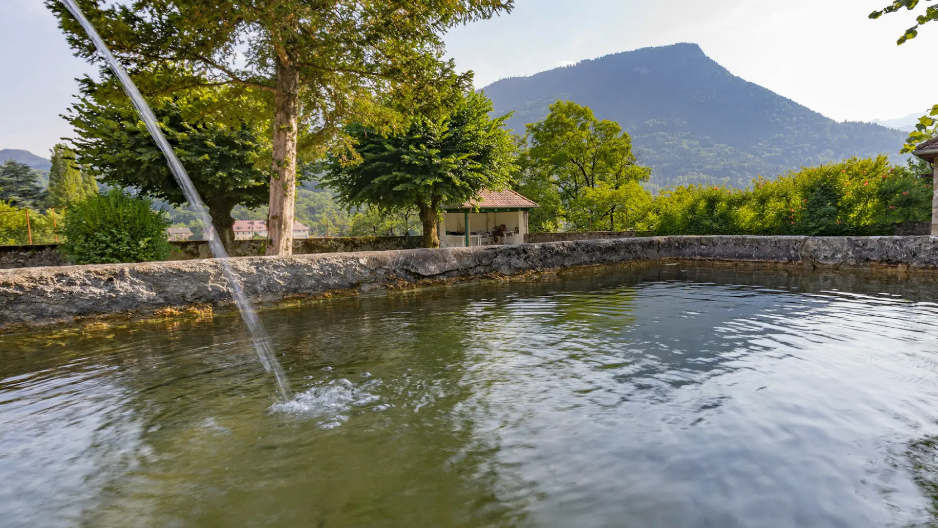 château de Faverges bassin