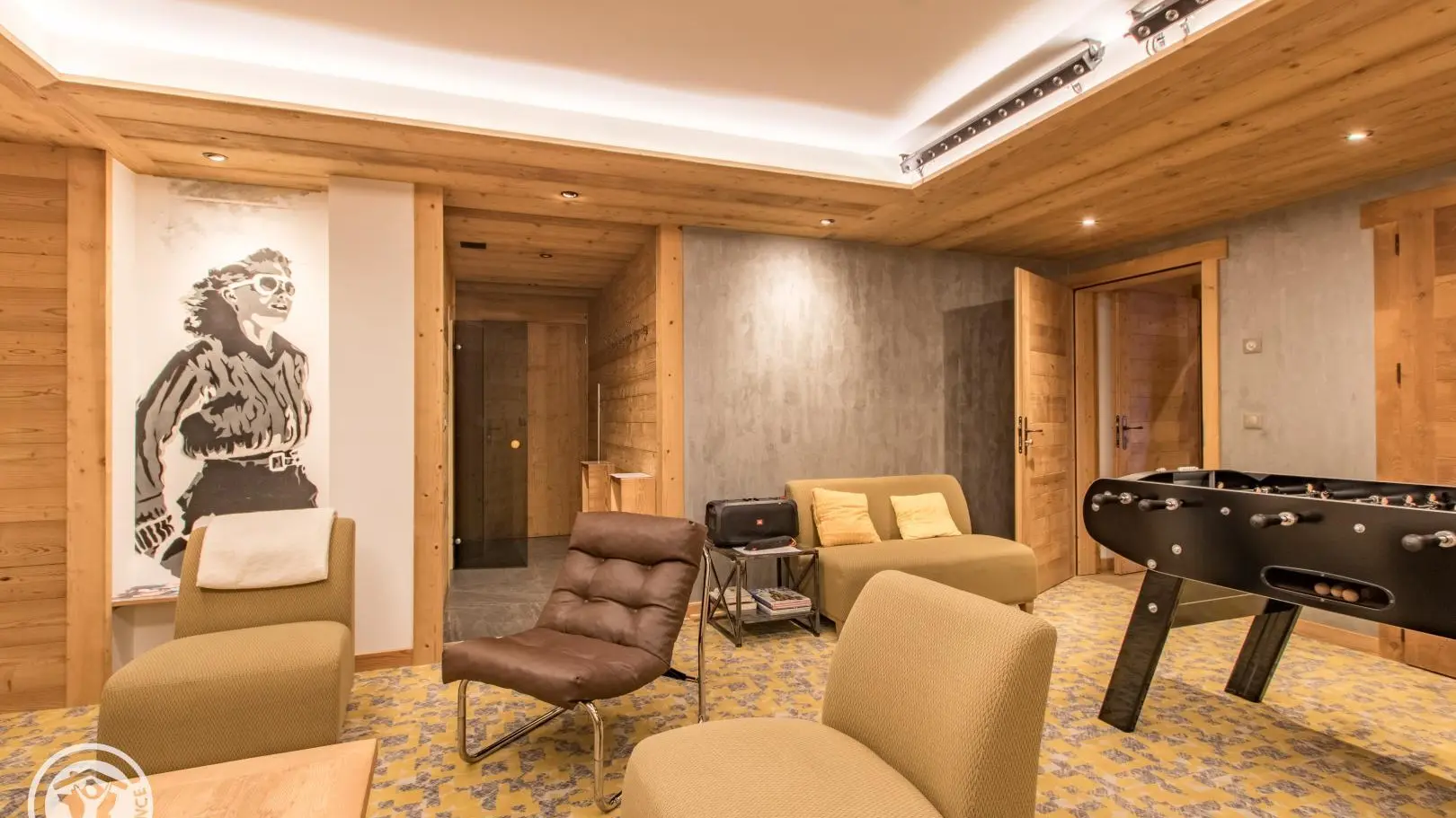 espace détente commun aux 2 logements