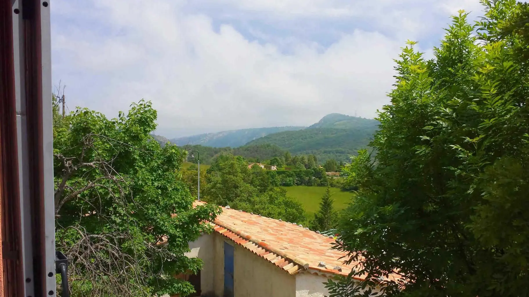 L'Ourméou-Vue de la Terrasse-Coursegoules-Gites de France Alpes-Maritimes