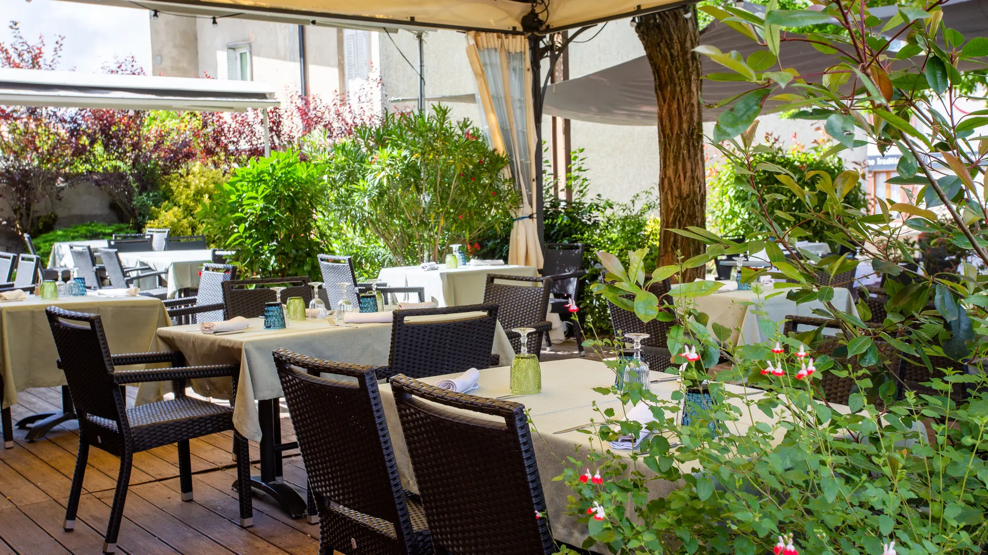 Terrasse Restaurant Versaud Viriat