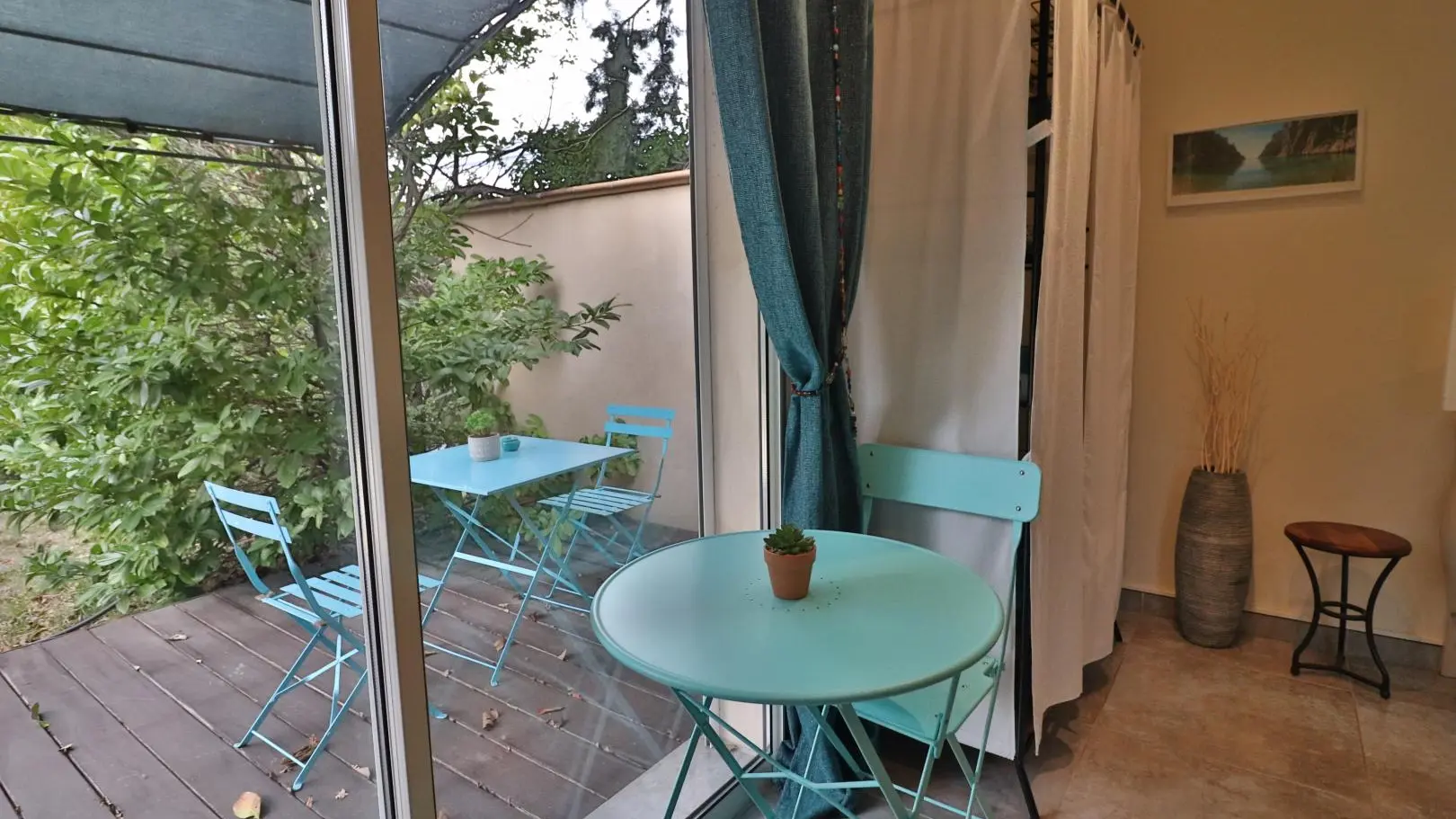 terrasse chambre calanque