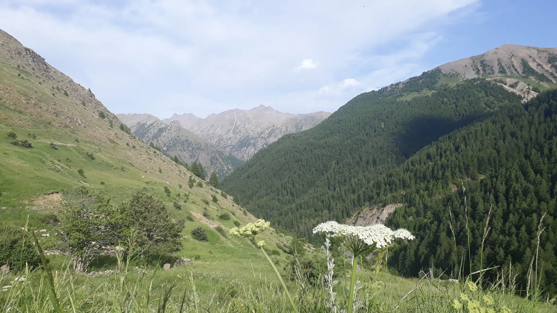 Vue depuis le gîte d'étape de Bousieyas