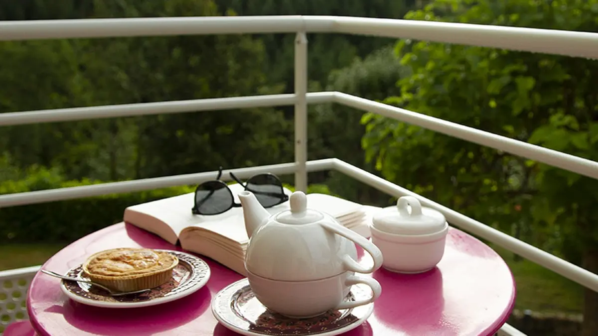 Balcon - vue sur la campagne