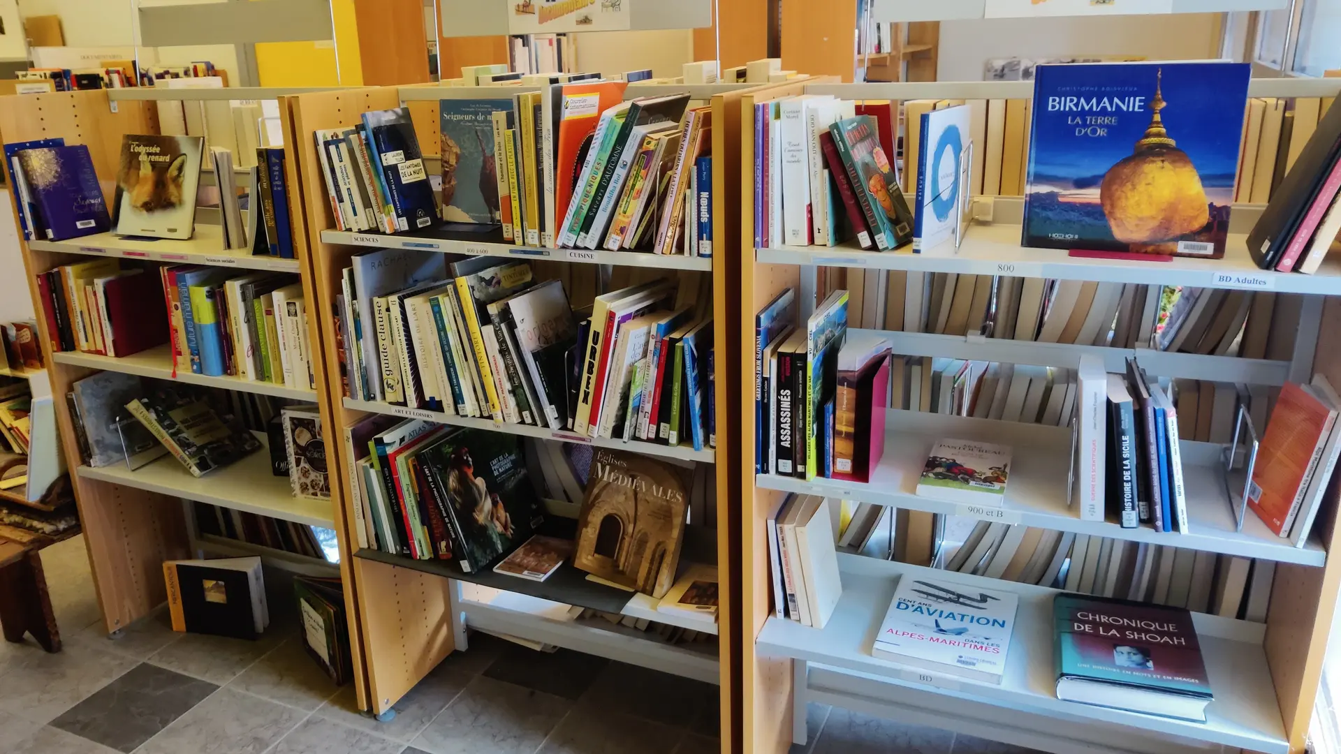 Espace prêt adulte