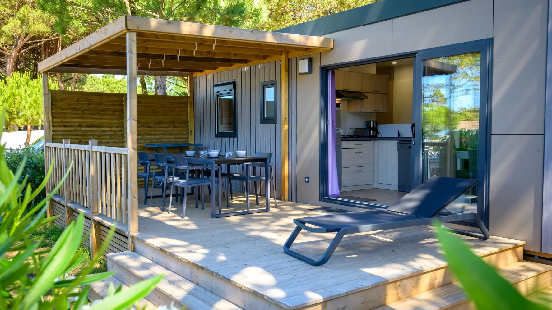 Terrasse de mobil-home