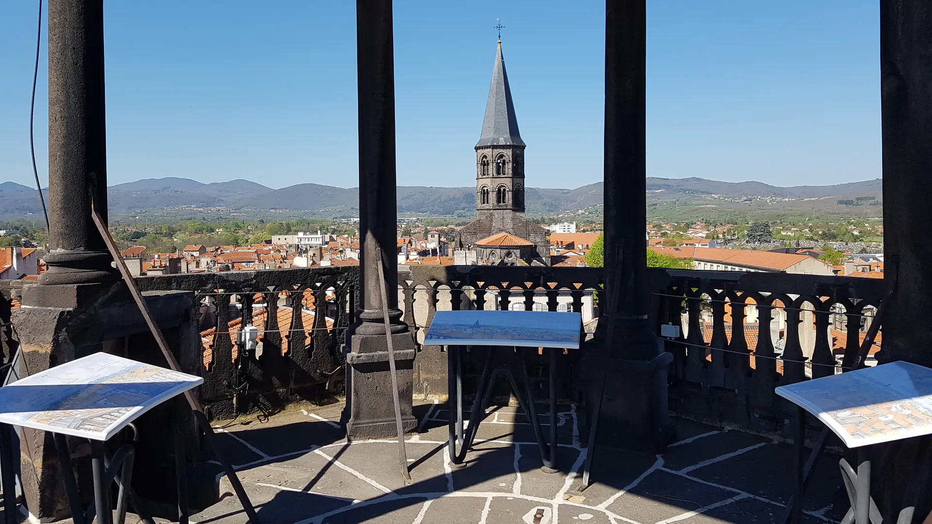 Vue depuis le sommet de la tour de l'Horloge